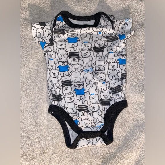 3for12$Monkey bars 0-3 month onesie - Picture 1 of 2